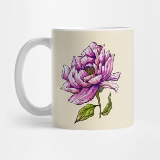 Peony Flower Mug